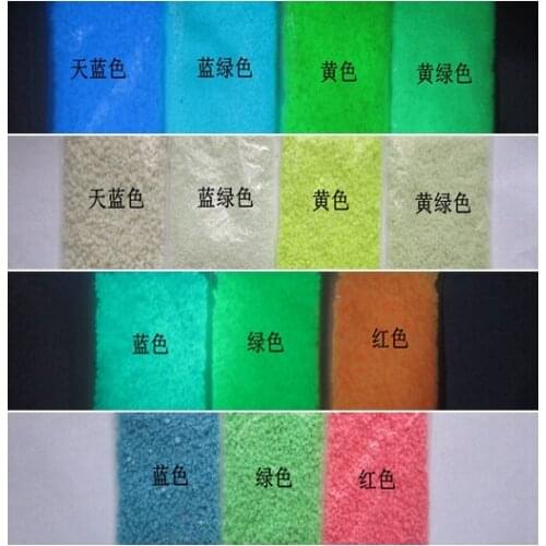 Hot sale 100g luminous sand guangcai sand Super bright light diy bottle luminous sand neon sand neon powder