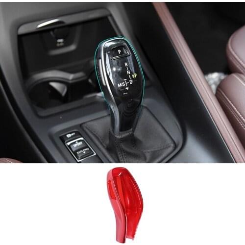 Car Interior ABS Gear Shift Knob Cover Trim Accessories For BMW X1 X2 2 Series 218i F45 F46 F47 F48 2018-2020 Left Hand Driving