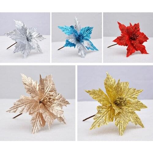 Artificial Flowers Xmas Tree Decorations Christmas Home Decorations New Year Christmas Decorations Christmas Gift