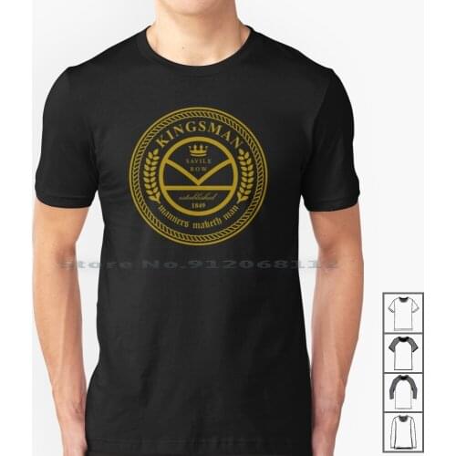 Kingsman The Tailors T Shirt 100% Cotton Kingsman The Secret Service Savile Row Tailors Mark Millar Kickass James Bond Comic