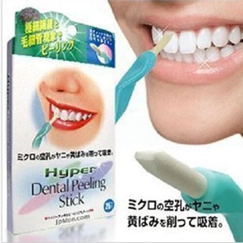 3 sets Teeth Whitening Tooth Eraser Tools Personal Oral Hygiene Care 1set=1pcs Stick + 25 Pcs Eraser