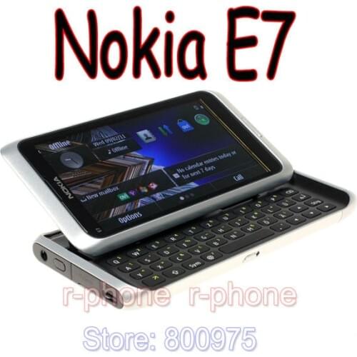 Original NOKIA E7 Mobile Phone Unlocked 3G wifi Smartphone Refurbished Touchscreen