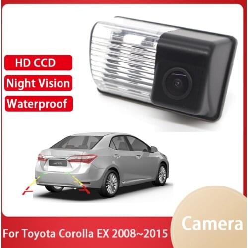 Car Reverse Parking Camera For Toyota Corolla EX 2008 2009 2010 2011 2012 2013 2014 2015 Full HD Night Vision Rear View Camera
