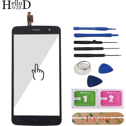 5.5inch Front Glass For HOMTOM HT17 HT 17 / HT17 Pro Touch Screen Glass Touchscreen Digitizer Panel Lens Sensor Tools Adhesive