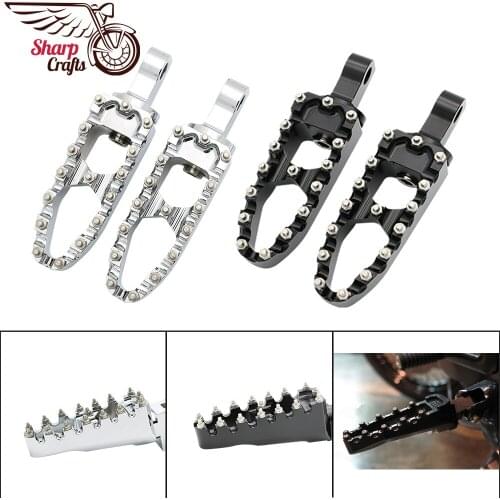 Motorcycle Foot Pegs Footrests Pedal Pad CNC For Harley Street XG500 XG750 XG750A Sportster XL883 XL1200 Forty Eight Seventy two