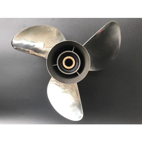 13.25x17 For 85HP-150HP JOHNSON propellers STAINLESS STEEL Propeller 15 tooth JOHNSON boat accessories marine propellers