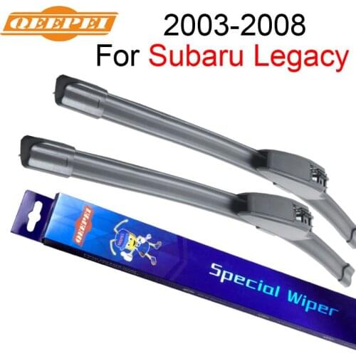 QEEPEI Wiper Blades For Subaru Legacy 2003-2008 24"+19" High Quality Iso9001 Natural Rubber Clean Front Windshield F03