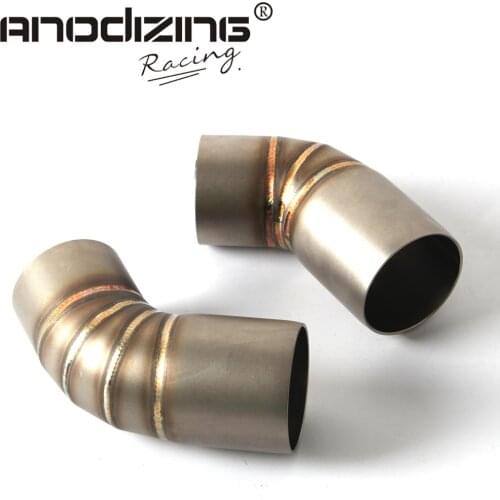 Motorcycle Exhaust middle pipe for DUCATI 696 2008-2014 796/795 2010-2014 Slip-On Link Pipe