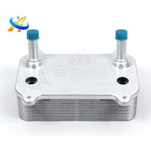 Heat Exchanger Engine Oil Cooler for 2003-2006 Porsche Cayenne S Turbo 4.5L V8 94810727603 94810727602