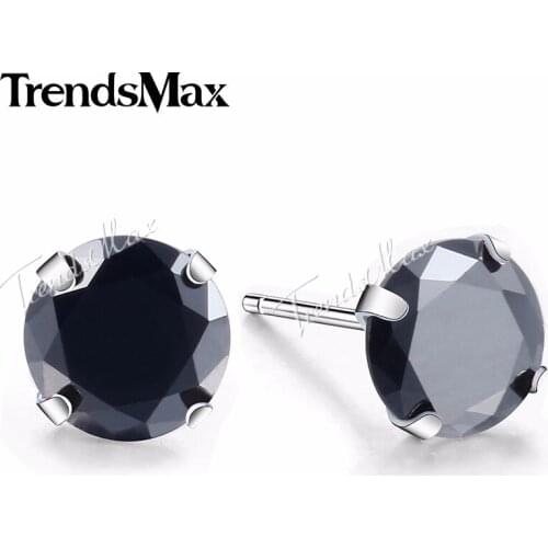 Женские серебрянные серьги Trendsmax China At AliExpress
