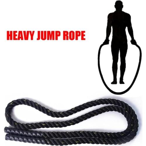 Men Women Battle Exercise Training Rope Boxing MMA Training Skipping Rope 1' Diameter Durable Protective Sleeve Select Length