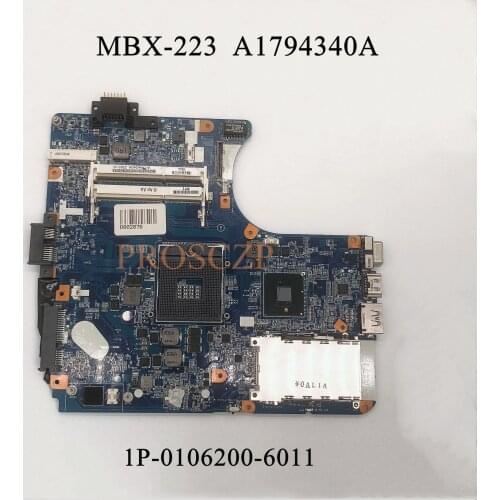 High quality For SONY MBX-223 1P-0106200-6011 A1794340A HM55 Laptop motherboard with DDR3 100% working well