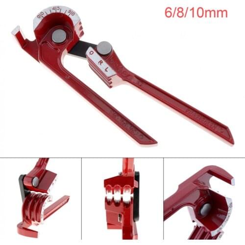 1pc Professional Manual Pipe Bender Adjustable 3 in 1 Aluminum Copper Pipe Bender Steel Fuel Brake Line Tubing Bending Tool