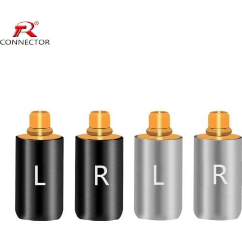 2pcs MMCX 3.5mm Earphone DIY Pin Plug Connectors For MMCX earphones