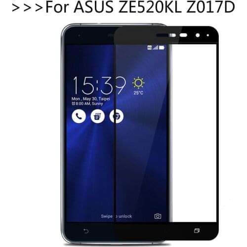 3D Tempered Glass For ASUS ZenFone 3 5.2'' ZE520KL Full Screen Cover Explosion-proof Screen Protector Film For ASUS Z017D