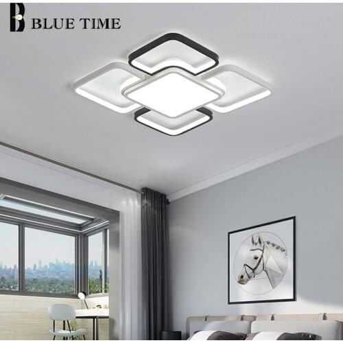 Modern LED Ceiling Lights For Bedroom Living Room Dining Room Kitchen Acrylic Flush Mount Ceiling Lamps Indoor Lighting Fixtures
