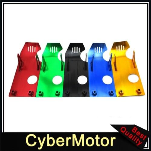 Aluminum Engine Skid Plate For Dirt Pit Bike XR50 CRF50 50cc 70cc 90cc 110cc 125cc 140cc Lifan YX SSR YCF GPX SDG