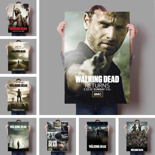 American Horror Horror Zombie Doomsday TV Serie The Walking Dead Season Poster Canvas Wall Print Art Painting Home Decor Picture
