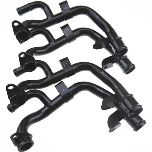 4 Pcs Of 06J121065F Anti-Rust Metal Coolant Pipes, For A3 Q3 S3 TT Passat Beetle Tiguan JETTA CC Golf Octavia