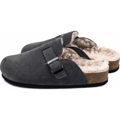 Kids Boys Girls Fur Slides Indoor Shoes Warm House Children Slippers Non-slip Casual Floor Shoes Plush Slippers New Winter