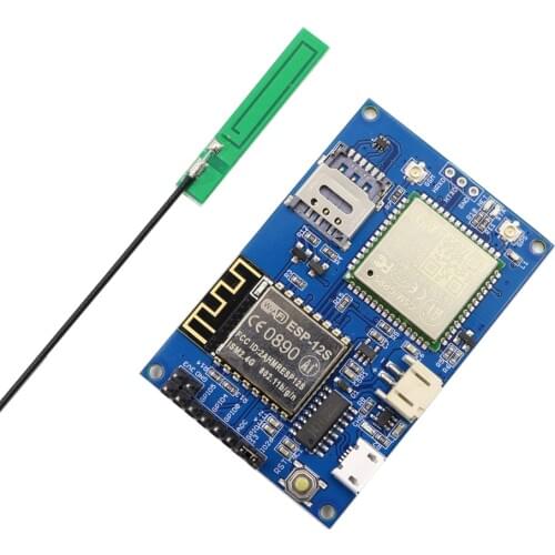ESP8266 ESP-12S A9 GSM GPRS IOT Node Wireless Module IOT Development Board All in One WiFi ESP8266 12S with GSM GPRS Antenna