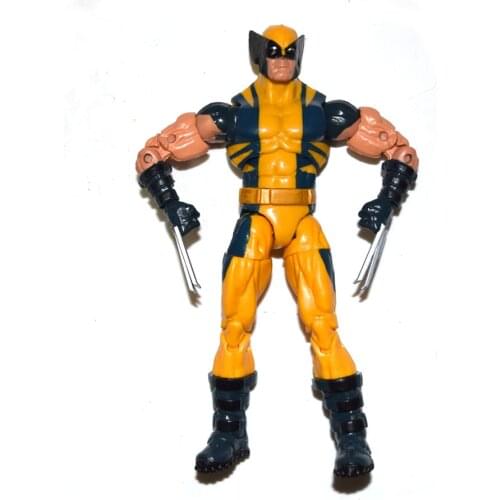 ML Legends Wolferine Logan Yellow Puck Series 6" Action Figure Loose