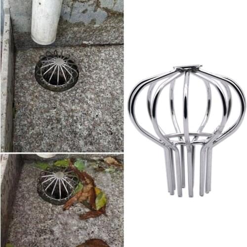 50 Tubes Down Pipe Gutter Balloon Guard Stainless Steel Filter Strainer Stops Blockage Leaves Seeds and Other Debris