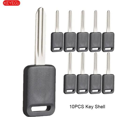 KEYECU 10PCS/lot Transponder Key Shell for Nissan (inside available for TPX3)