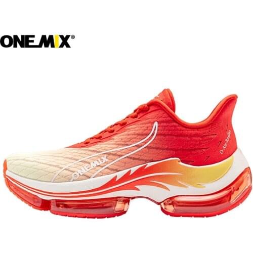ONEMIX Mens Professional Air Cushion Running Shoes for Women Light Adult Shoes Breathable Outdoor Sneakers Male Athletic Trainer
