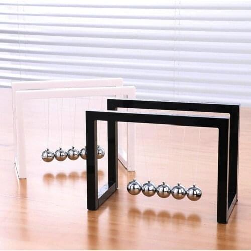 Newtons Cradle Pendulum Balance Ball Physical Experiment Educational Toy Gift