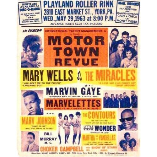 Smokey Robinson & the Miracles METAL TIN SIGN POSTER WALL PLAQUE