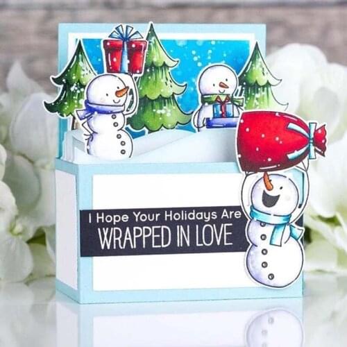 Metal Cut Dies Of Christmas Letters Scrapbooking Paper DIY Cards Postcard Craft Stencil Album Handcraft Making Embossing Mold