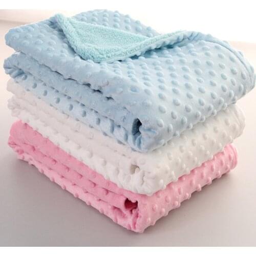 Polar Dot Baby Blanket Blanket Newborn Baby Swaddle Wrap Envelope Bebe Wrap Newborn Baby Bedding Blanket
