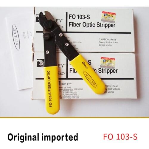 Original imported Miller Fiber Optic Stripper FO 103-S single port fiber loose tube stripping pliers FO103S