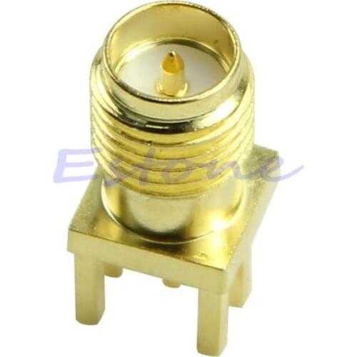 Edge Mount PCB Board Receptacle RP SMA Male Jack Connector Adapter Wholesale Dropshipping