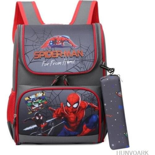 Spider-Man Cartoon School Bags Boys Backpack Children Primary Students Schoolbag Kids Composite Bag Mochila