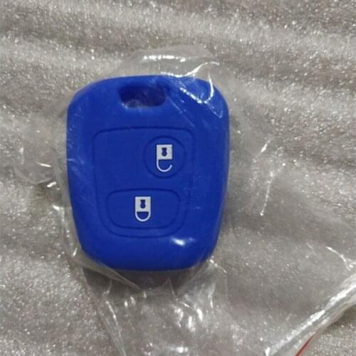 2 Button Silicone Remote Key Case Cover For Peugeot 307 107 207