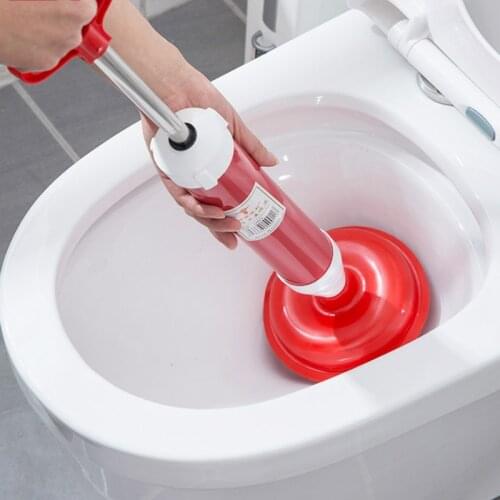 Household Pipe Dredge Machine Toilet Sewer Suction Cup Vacuum Pump Plunger Pump Dredge Machine Kitchen Accessories Toilet Dredge