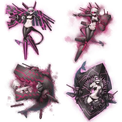 Three Ratels CA53 Warship Girls R cool Anime sticker for car hood laptop gift wall sticker for gabinete gamer