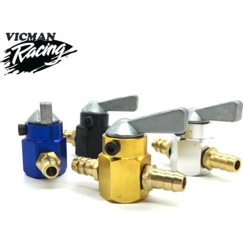 Universal inline 6mm 8mm In-Line Petrol / Fuel Tap Motorcycle On-OFF Petcock Fuel Switch