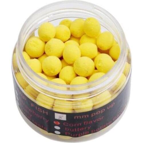 1 Box Smell Pop up Fishing Lure Boilies Floating Carp Baits Soluble in Water 14mm