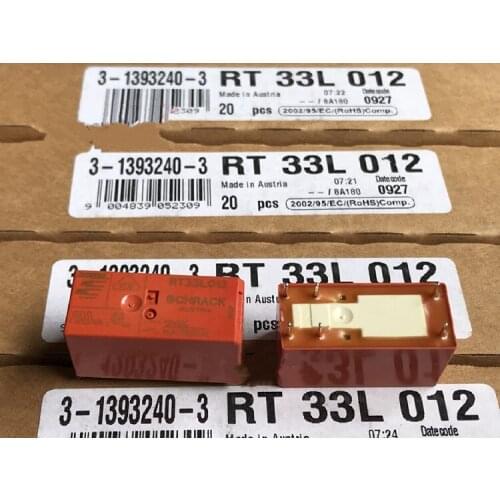 10Pcs/Lot 100%New original RT33L012 12V 16A RT 33L 012 3-1393240-3 Pin6