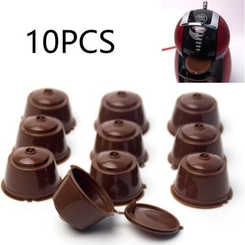 10PC Coffee Filter Capsule Reusable Coffee Filter Manually Filled Coffee Shell Household Cafe Tool Coffee Machine Accessories