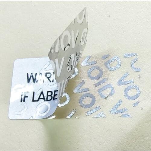 10000 pcs of 6 mm Diameter MSI WARRANTY VOID or FACTORY SEAL Stickers, Item No. V42