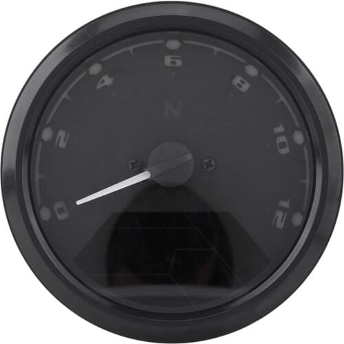 12000RMP LCD Digital Speedometer Tachometer Gear Indicator with Speed Sensor for Motorcycle Scooter ATV Gear indicator