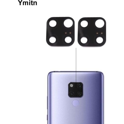 2Pcs New Ymitn Housing Back Rear Camera Glass Lens With Adhesive For Huawei Mate20 x Mate20x
