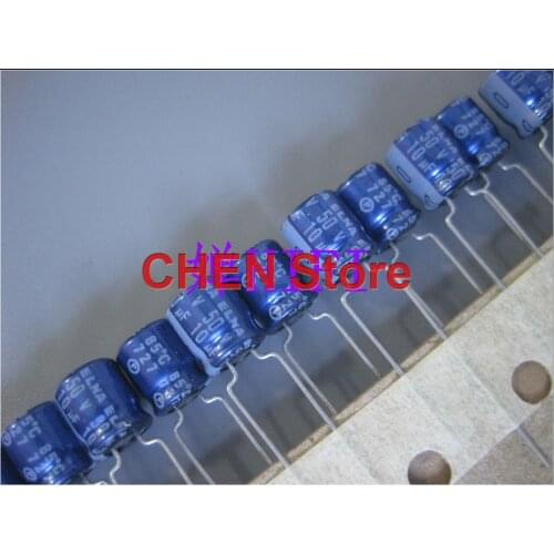 20PCS/50PCS Malaysia ELNA RC3 50V10UF 6.3X7MM audio electrolytic capacitor 10uF/50V blue robe 10uf 50v Ultra small volume