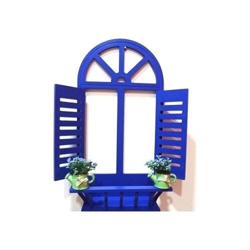 Wood Mdf Decorative Window Model Flower Bed blinds wall graphics gráficos de parede настенная графика
