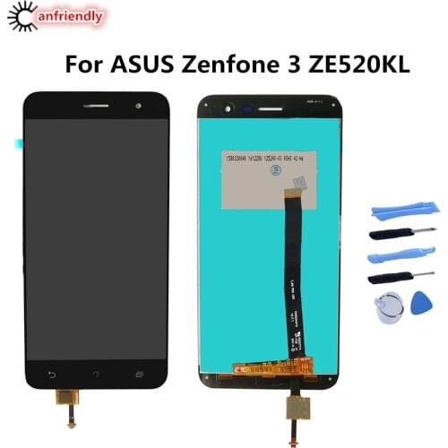 For ASUS Zenfone 3 ZE520KL Z017D Z017DA Z017DB 5.2" LCD Display+Touch Screen Replacement Digitizer Assembly For Zenfone3 ZE520KL
