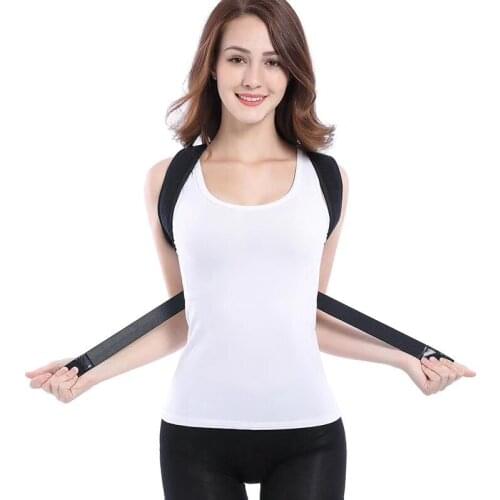 Upper Back Posture Corrector Improve Posture Correction Sitting Spine Braces Health Adjustable Clavicle Support Belt